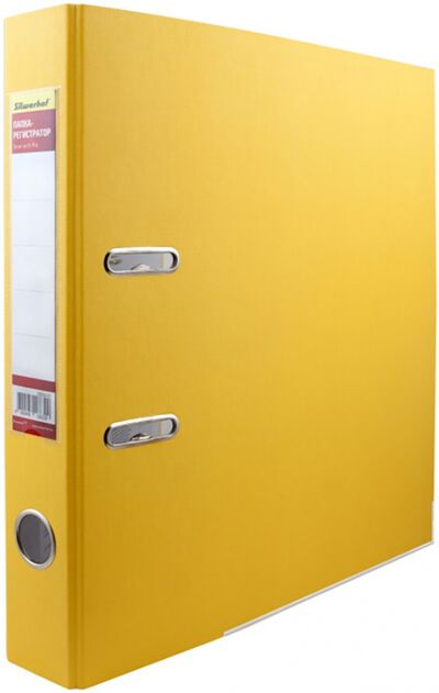 Папка-регистратор, A4, 50 мм, желтая (355020-05) Silwerhof 