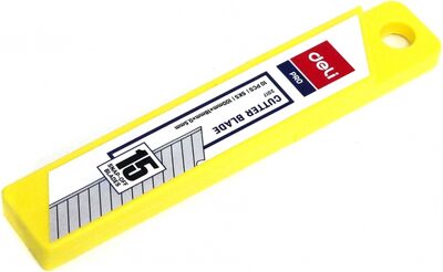 Лезвия для канцелярского ножа, ширина лезвия 18 мм., 10 штук в упаковке (E2017) DELI 