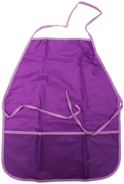 Фартук для труда, с одним карманом, фиолетовый (Ф-2092) Проф-Пресс 