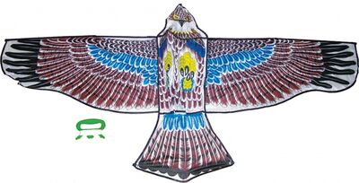 Воздушный змей Орел большой, катушка (леер 50 м) Тилибом 