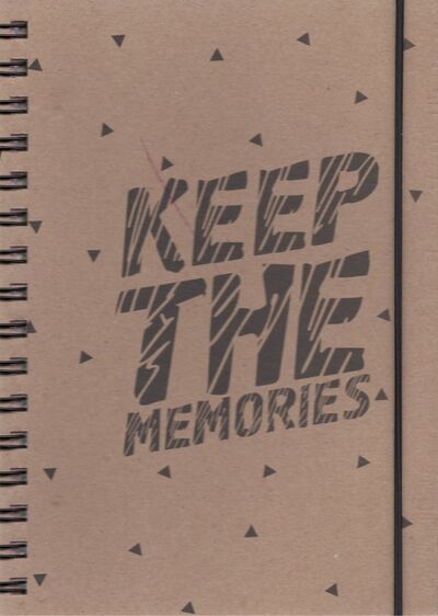 Блокнот воспоминаний "Keep the memories" (64 листа, А5) Попурри 