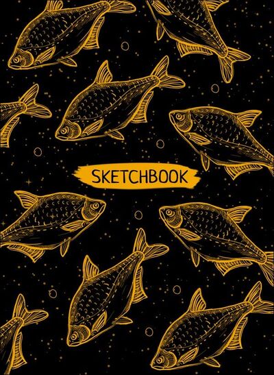 Книга: Скетчбук А5. Оранжевые Рыбы; Проф-Пресс, 2018 