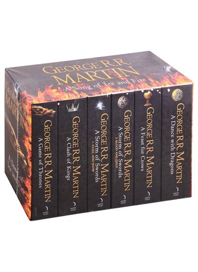 Книга: A Game of Thrones комплект из 6 книг (Martin George) ; Harper Collins Publishers, 2012 